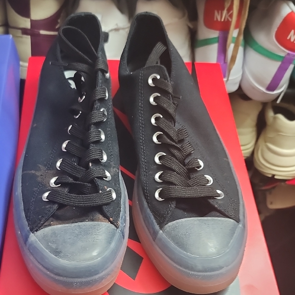 Black Canvas Sneakers